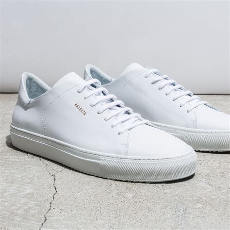 classy white sneakers for men.